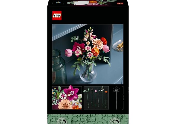 LEGO® LGO Botanical schöner rosafarbener Rosenstrauß