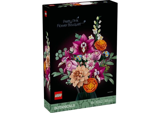 LEGO® LGO Botanical schöner rosafarbener Rosenstrauß