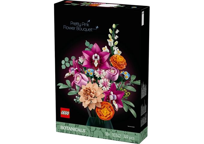LEGO® LGO Botanical schöner rosafarbener Rosenstrauß