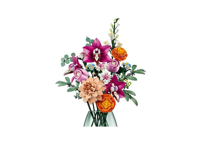 LEGO® LGO Botanical schöner rosafarbener Rosenstrauß