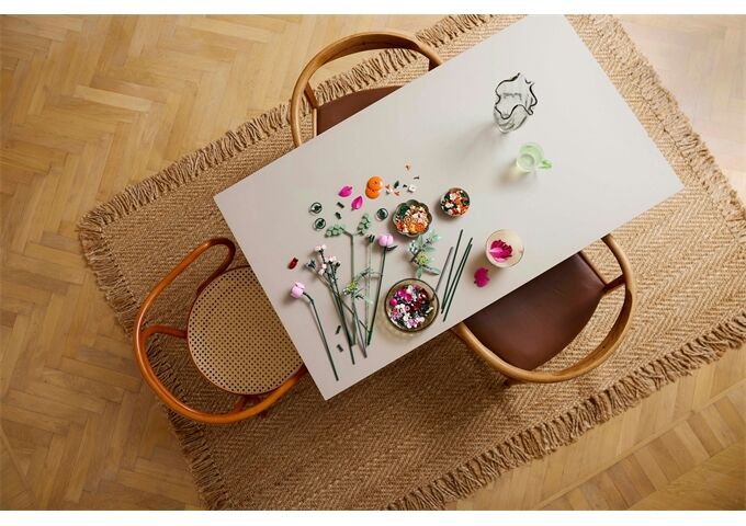 LEGO® LGO Botanical schöner rosafarbener Rosenstrauß