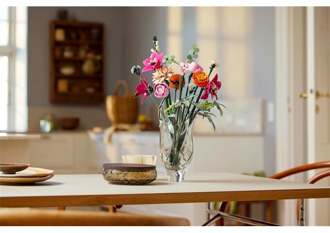 LEGO® LGO Botanical schöner rosafarbener Rosenstrauß