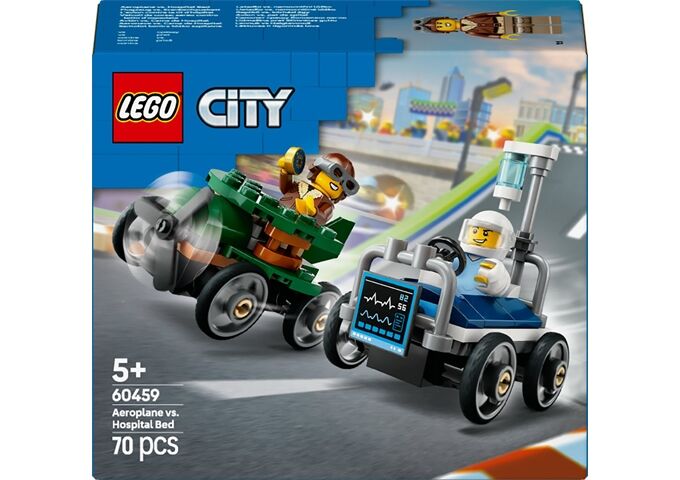 LEGO® City Flugzeug vs. Krankenhausbett