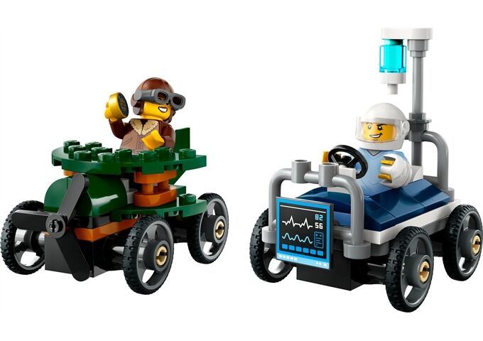 LEGO® City Flugzeug vs. Krankenhausbett