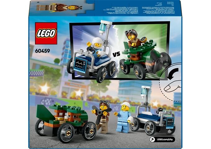 LEGO® City Flugzeug vs. Krankenhausbett