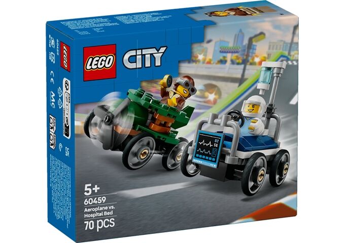 LEGO® City Flugzeug vs. Krankenhausbett