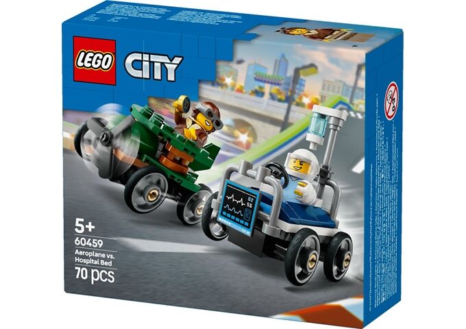 LEGO® City Flugzeug vs. Krankenhausbett