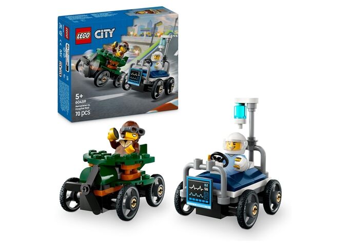 LEGO® City Flugzeug vs. Krankenhausbett