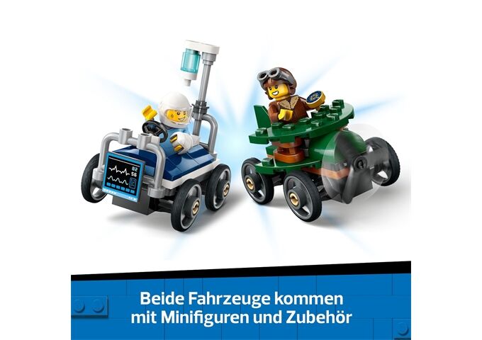 LEGO® City Flugzeug vs. Krankenhausbett