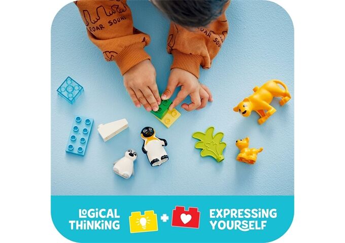 LEGO® Duplo Wildtier-Familien ; Pinguineu