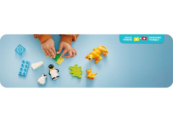 LEGO® Duplo Wildtier-Familien ; Pinguineu