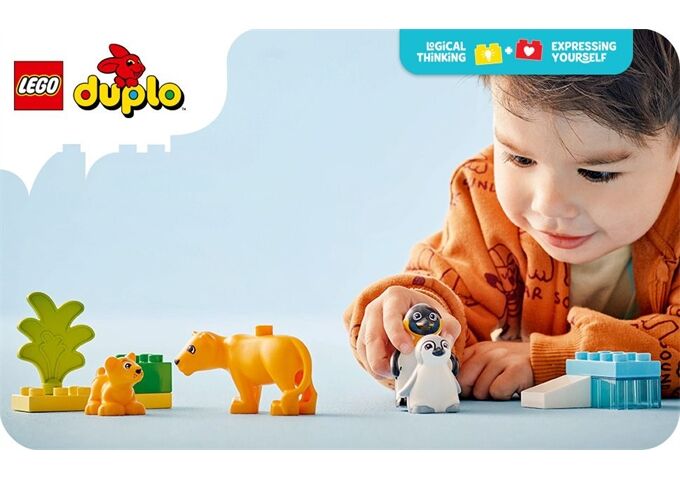 LEGO® Duplo Wildtier-Familien ; Pinguineu