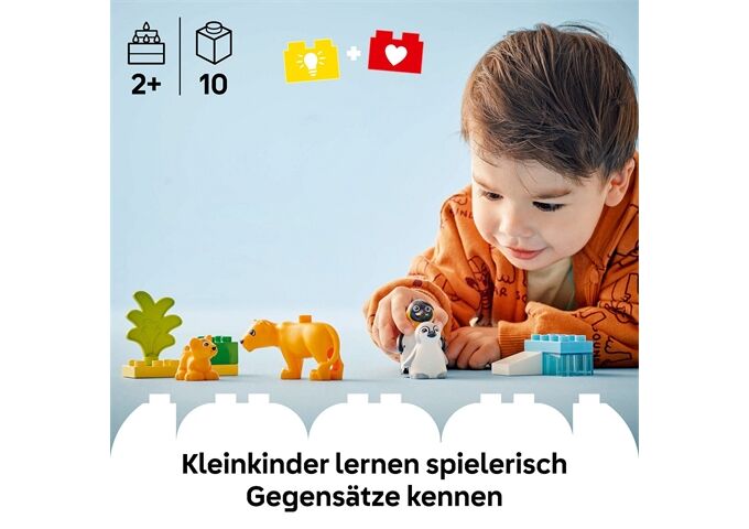 LEGO® Duplo Wildtier-Familien ; Pinguineu