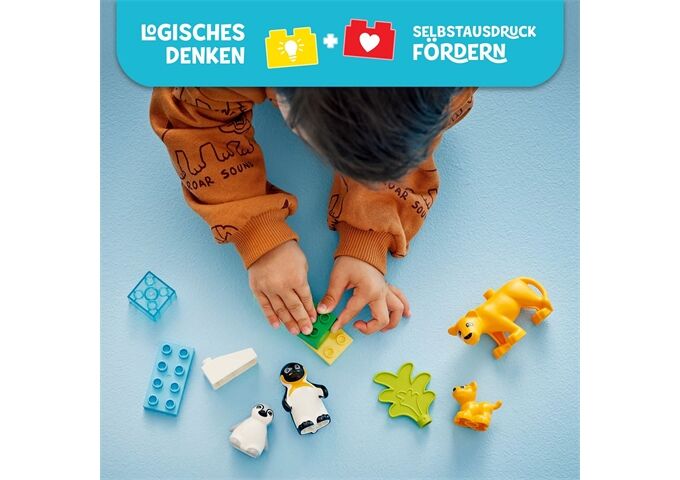 LEGO® Duplo Wildtier-Familien ; Pinguineu