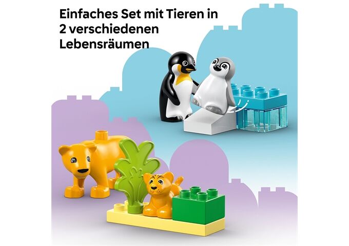 LEGO® Duplo Wildtier-Familien ; Pinguineu