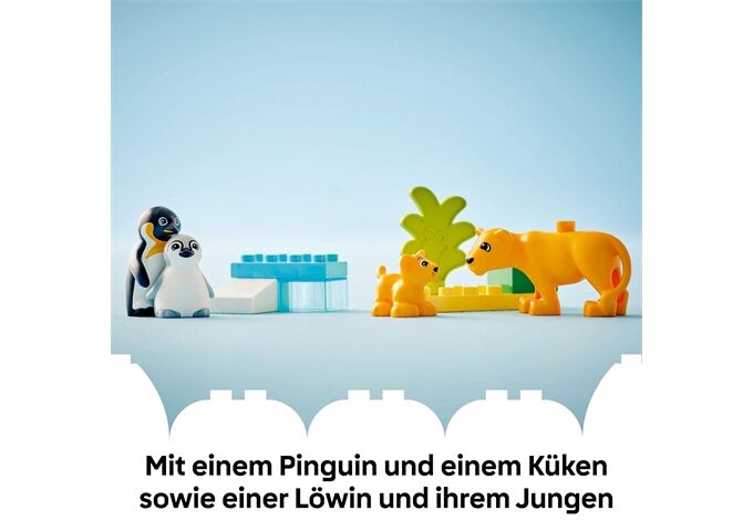 LEGO® Duplo Wildtier-Familien ; Pinguineu