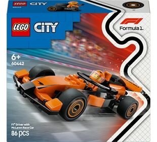 LEGO® LGO City F1 Rennfahrer mit McLaren Rennauto