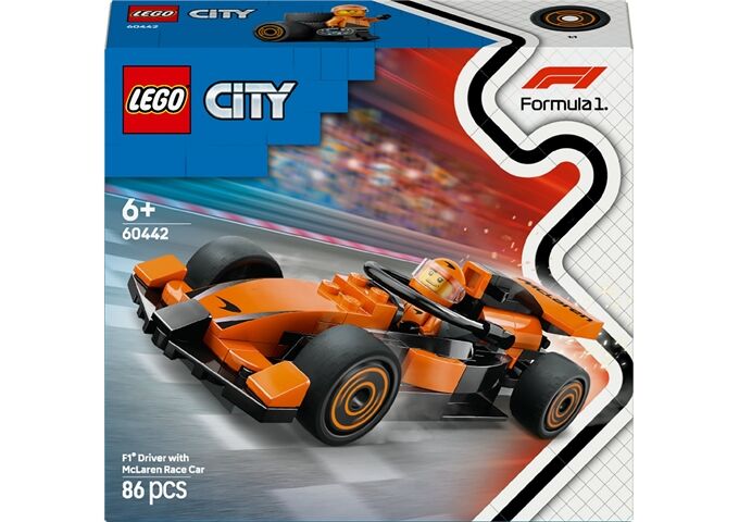 LEGO® LGO City F1 Rennfahrer mit McLaren Rennauto