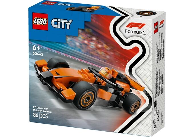 LEGO® LGO City F1 Rennfahrer mit McLaren Rennauto