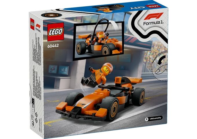 LEGO® LGO City F1 Rennfahrer mit McLaren Rennauto