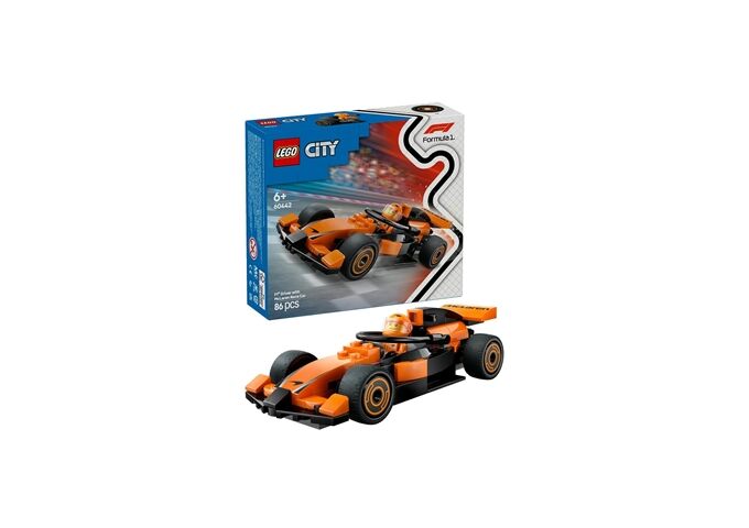 LEGO® LGO City F1 Rennfahrer mit McLaren Rennauto