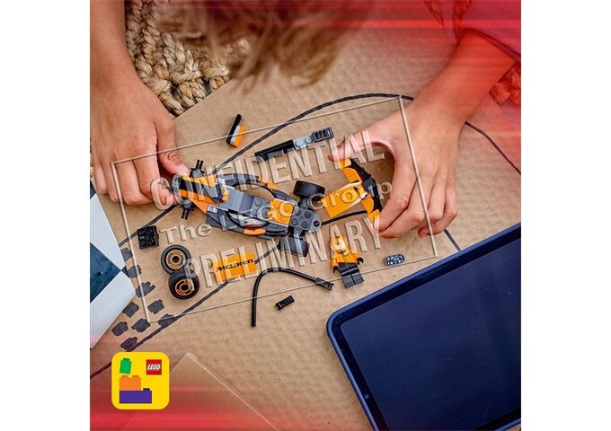 LEGO® LGO City F1 Rennfahrer mit McLaren Rennauto