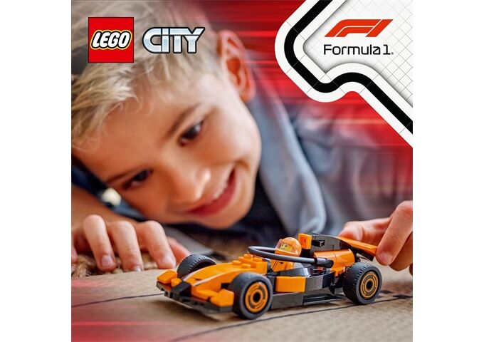 LEGO® LGO City F1 Rennfahrer mit McLaren Rennauto