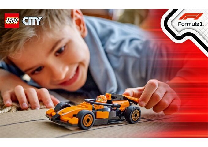 LEGO® LGO City F1 Rennfahrer mit McLaren Rennauto