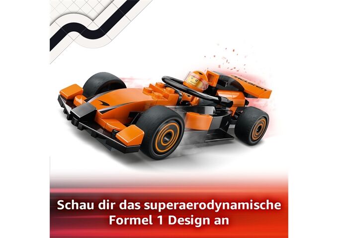 LEGO® LGO City F1 Rennfahrer mit McLaren Rennauto
