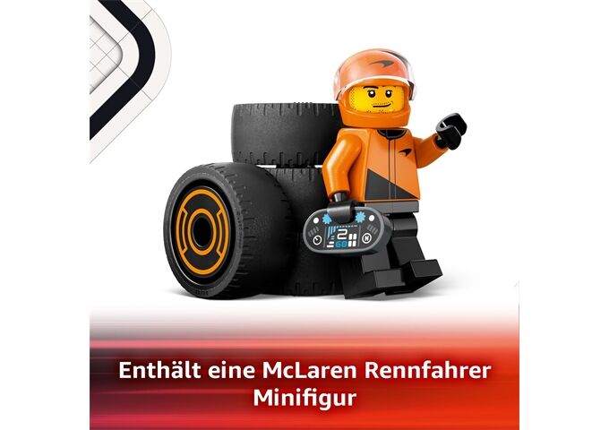 LEGO® LGO City F1 Rennfahrer mit McLaren Rennauto