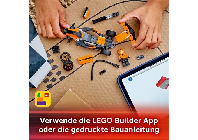 LEGO® LGO City F1 Rennfahrer mit McLaren Rennauto