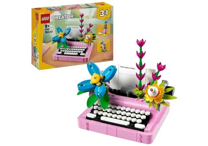 LEGO® Creator Schreibmaschine mit Blumen