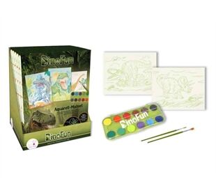 bb Klostermann Malset Aquarell Dino