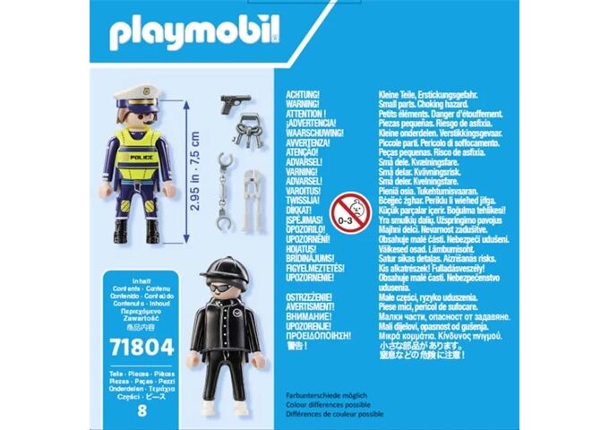 Playmobil Polizist Und Einbrecher