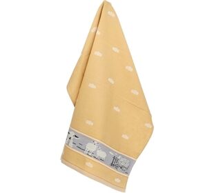 Bunzlau Castle Tea Towel/Geschirruch Sheep Yellow
