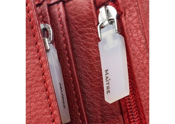 Maître kirschroth diedburg purse lh14fz red leather