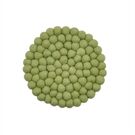 Frida Feeling Filz Untersetzer rund dicke Kugeln Pistaziengrün