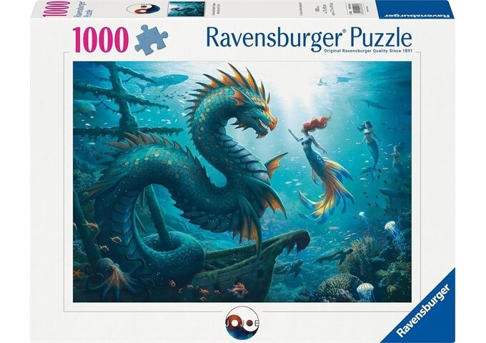 Ravensburger Enchanted Depths Dragon, Mermaid And Tu