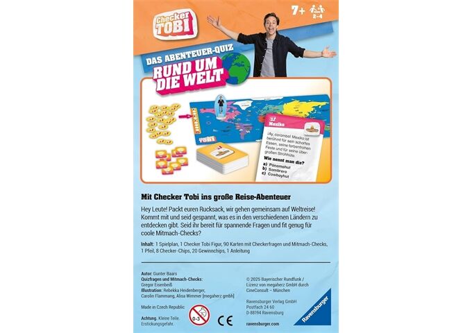 Ravensburger Checker Tobi, Rund Um Die Welt