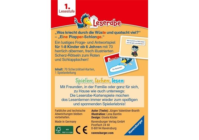 Ravensburger Leserabe - Scherz-Rätsel