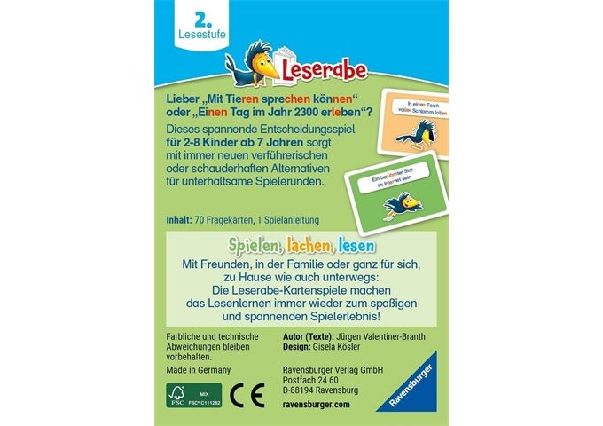 Ravensburger Leserabe - Was Magst Du Lieber