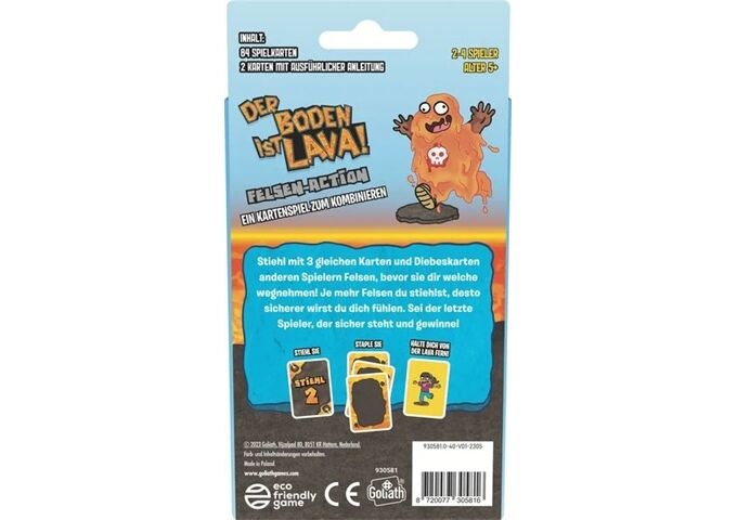 Goliath Der Boden ist Lava Kartenspiel