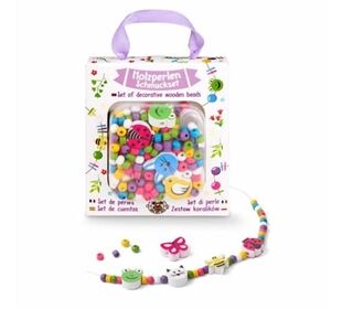 TRENDHAUS Schmuckset Holzperlen