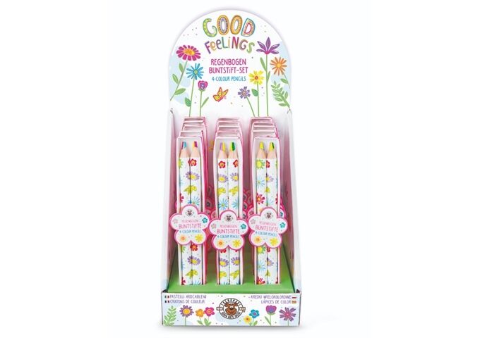 TRENDHAUS Regenbogenfarbstift 2ST Geschenkset