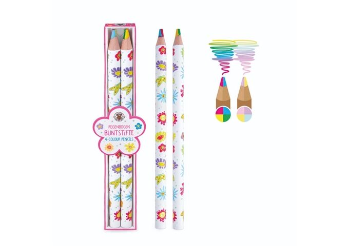 TRENDHAUS Regenbogenfarbstift 2ST Geschenkset