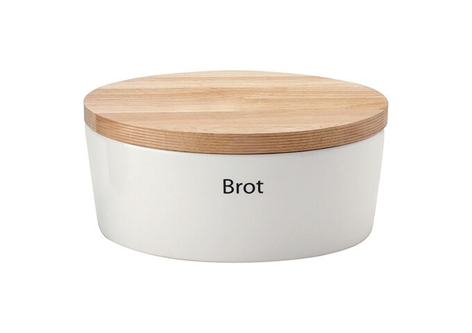 Continenta Deckel für Brottopf oval aus Keramik 30 x 23 x 13