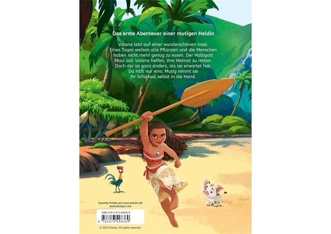 Ravensburger Disney Vaiana Das Erstlesebuch Zu Film