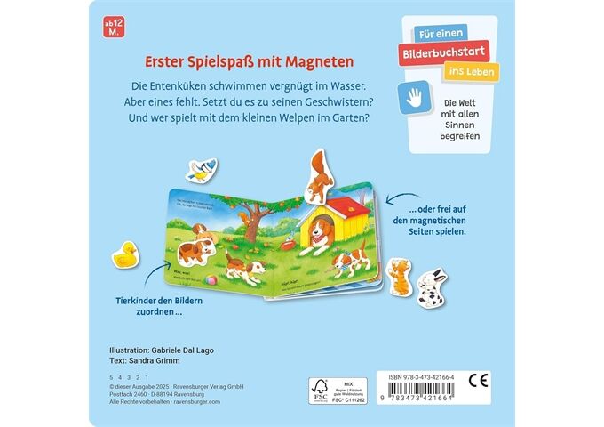 Ravensburger Mein Erstes Magnetbuch Wer Gehört Zu We