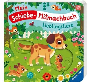 Ravensburger Mein Schiebe-Mitmachbuch Lieblingstiere