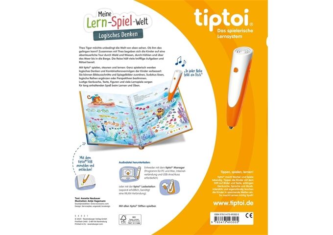 Ravensburger Tiptoi® Meine Lern-Spiel-Welt Logisches
